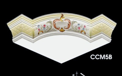 Gypsum Antique Color Paint Cornis Corner Design and Model: JK-1109