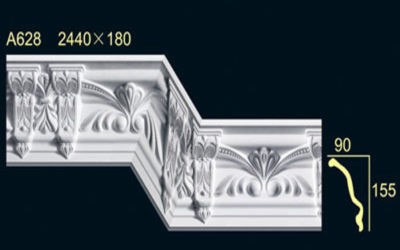 Gypsum Plaster Cornis Strip Design and Model: JK-149