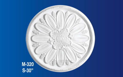 Gypsum Plaster Ceiling Rose Design and Model: JK-360